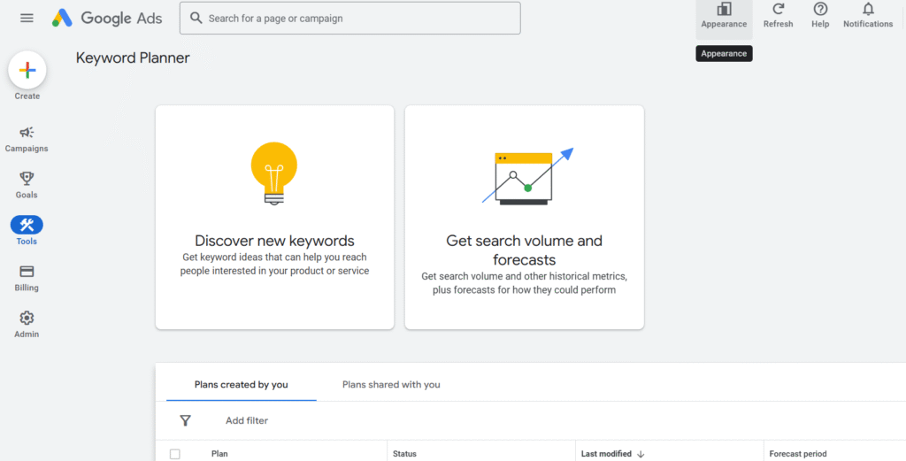 keyword research tool